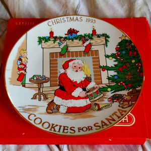 Decorative Christmas plate 1993 box#6